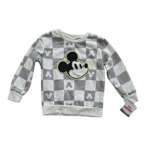 Disney Mickey Mouse Kids Checkered Sweatshirt